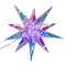 Kurt Adler 13.25-Inch 40-Light RGB Smart LED Holographic Starburst